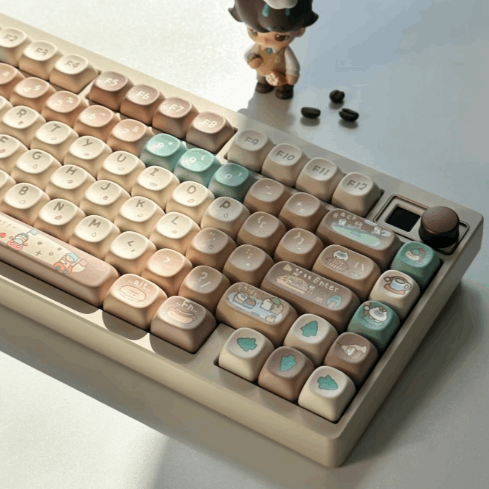 Choco Bean Keycap Set