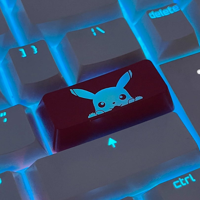 Custom Engraved Backlit Multicolor ABS OEM Profile Keycaps
