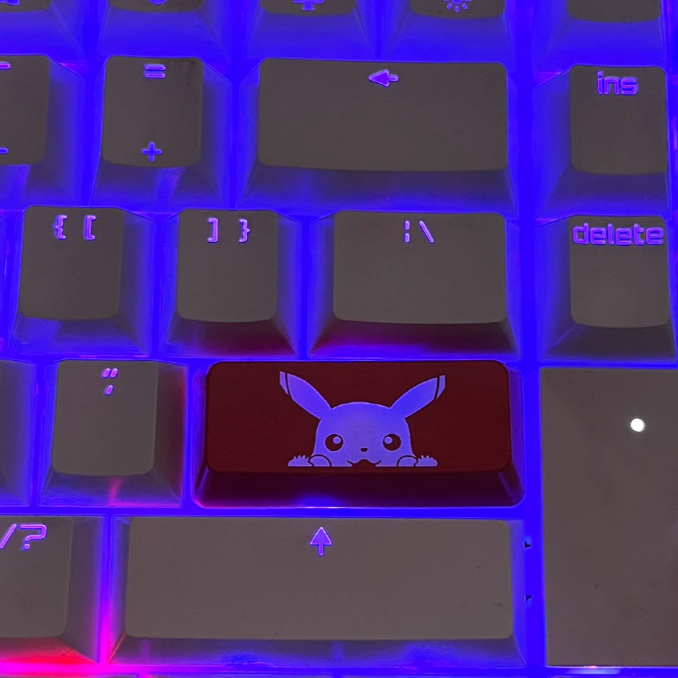 Custom Engraved Backlit Multicolor ABS OEM Profile Keycaps