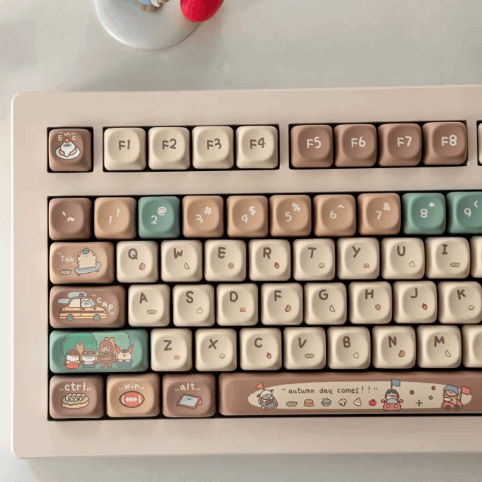 Choco Bean Keycap Set