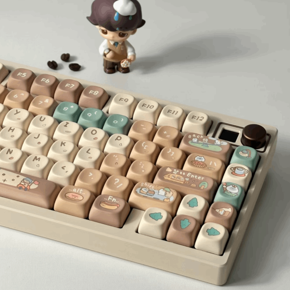 Choco Bean Keycap Set