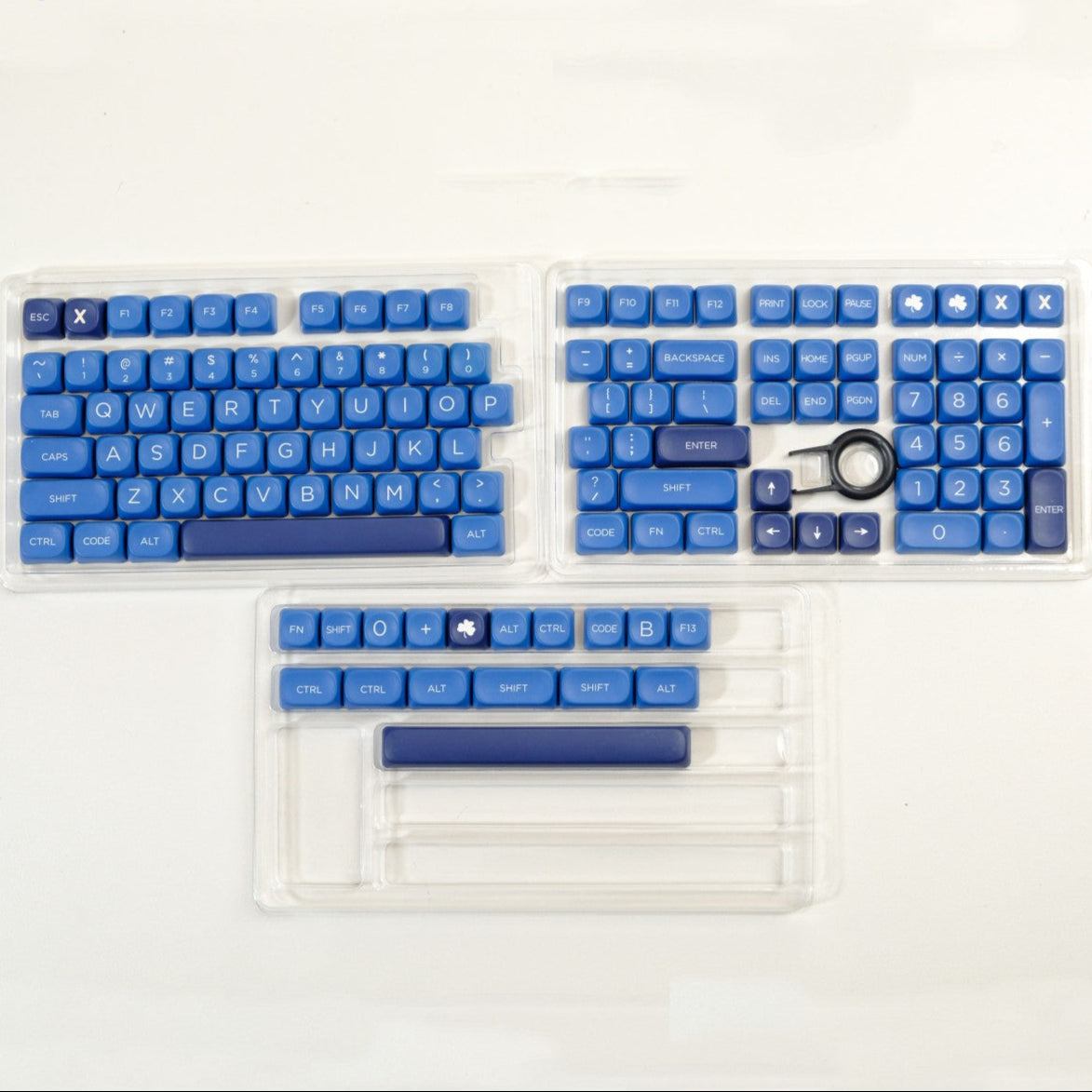 Blue Striker Keycap Set