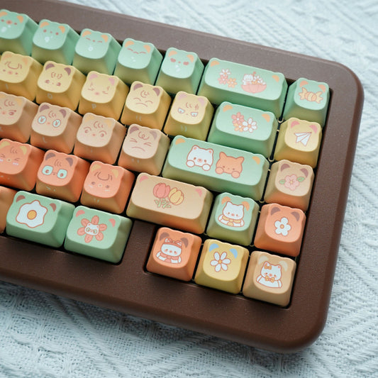 Citrus Bear Keycap Set