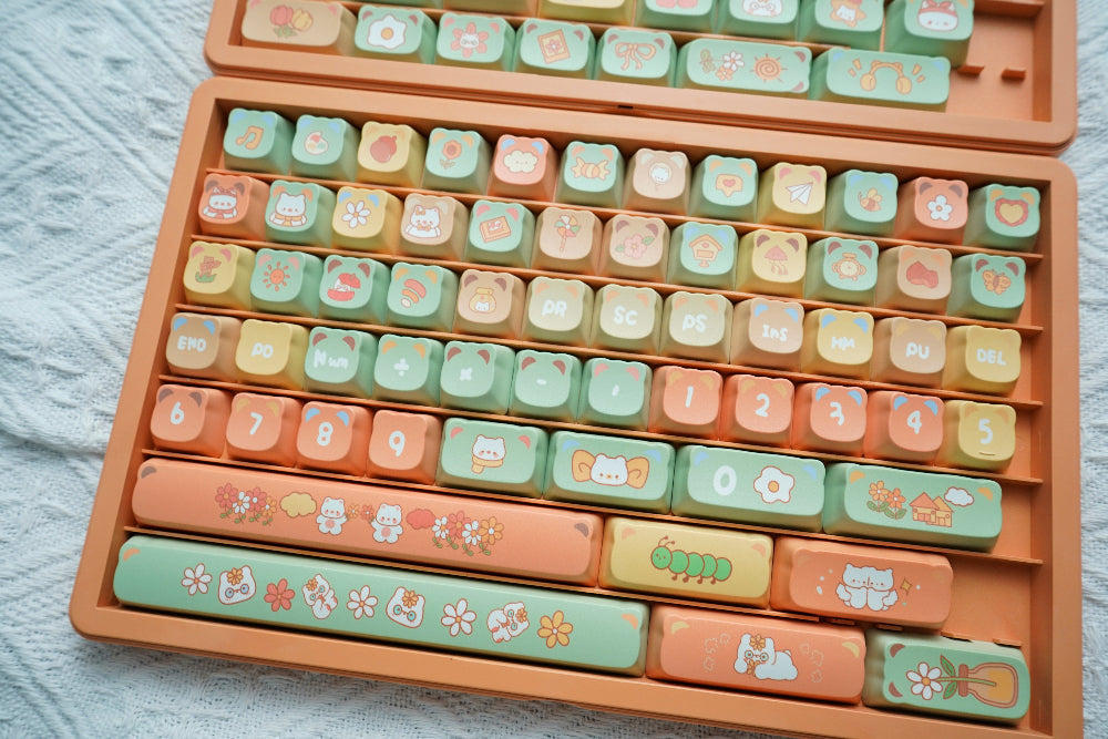 Citrus Bear Keycap Set