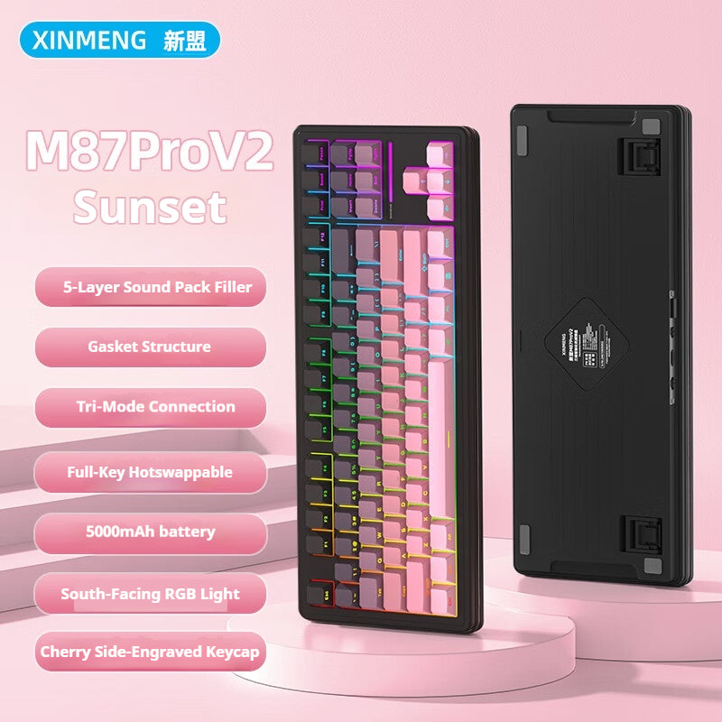 XinMeng M87ProV2 TKL Tri-Mode Wireless | Wired Mechanical Keyboard