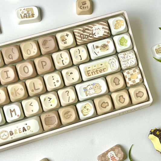 baker sheep brown moa profile keycap set