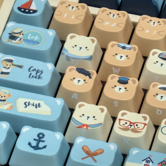 Sailor Bear Keycap Set