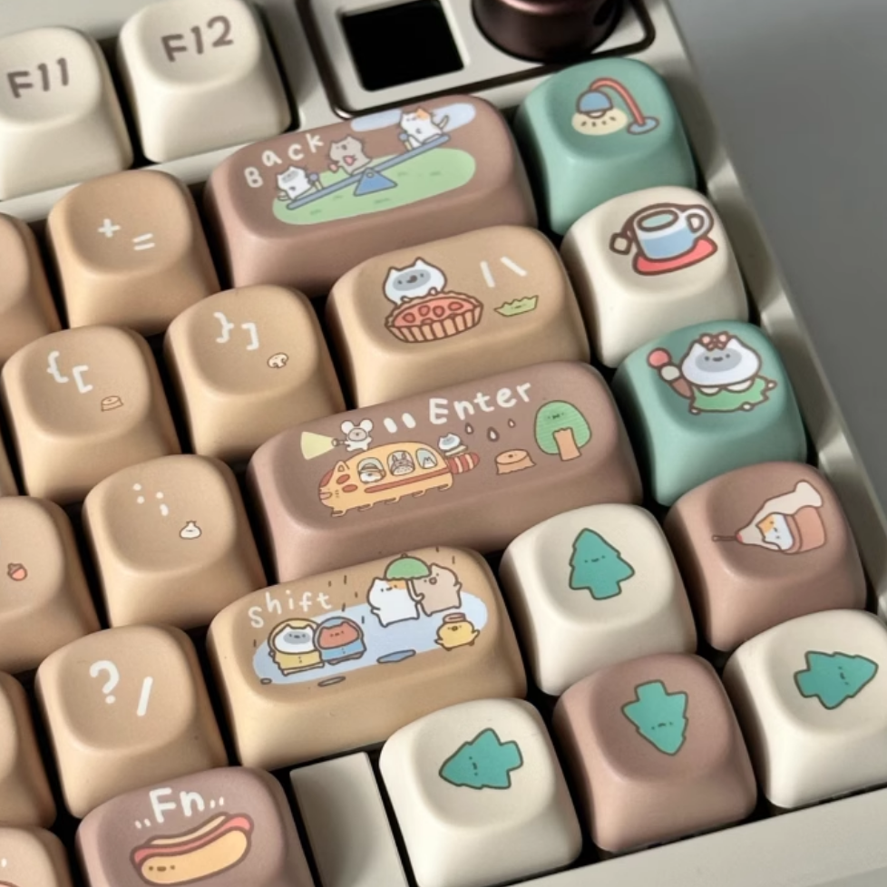 Choco Bean Keycap Set