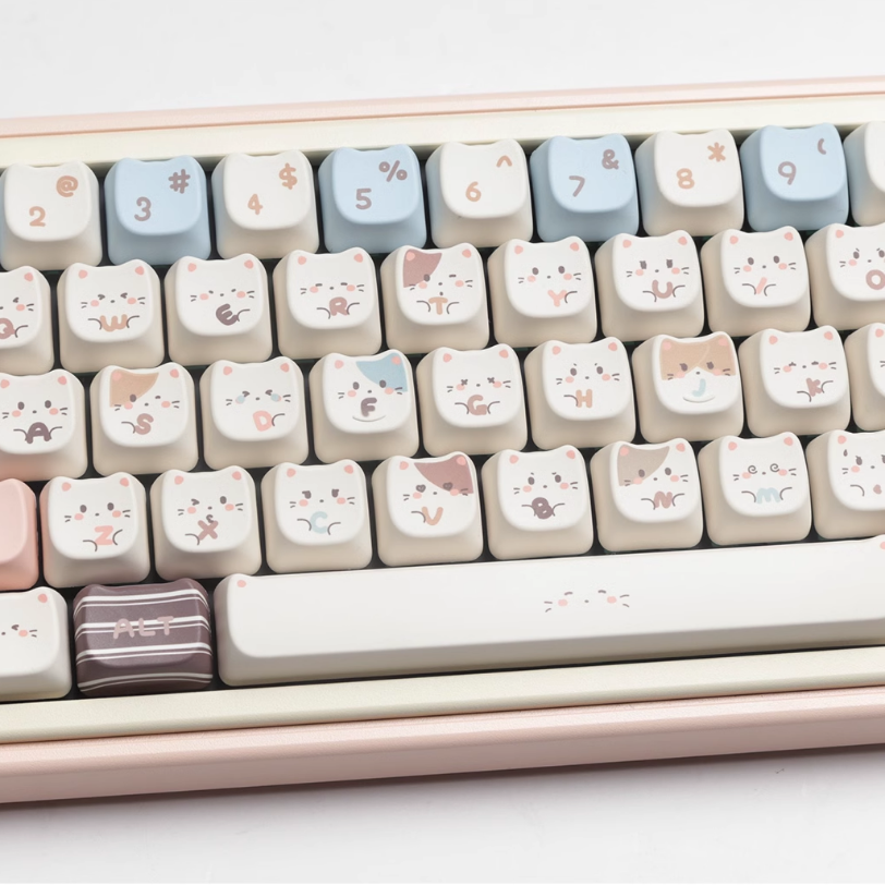 Sea Salt Cat Keycap Set