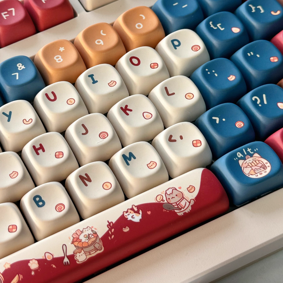 Chef Meow Keycap Set