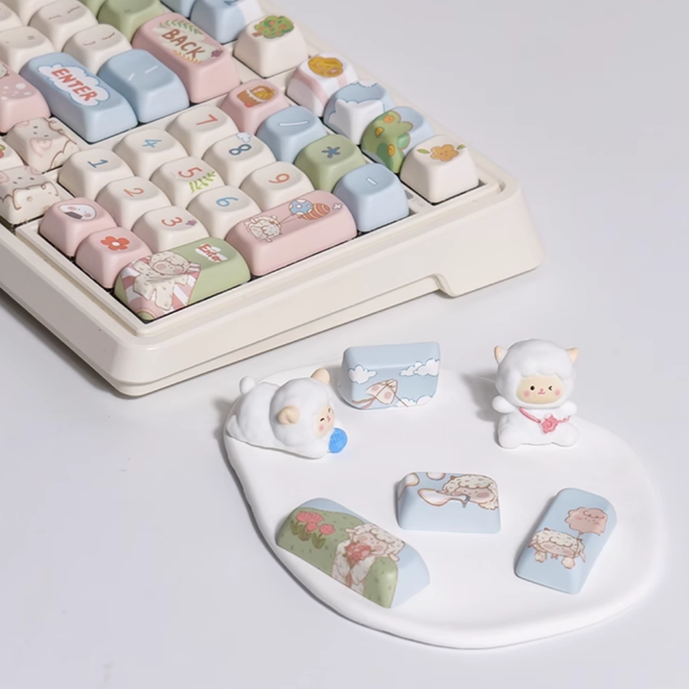 Chubby Sheep Keycap Set