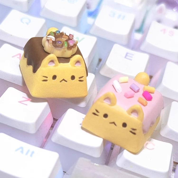 Donut Sprinkle Kitty Artisan Keycap