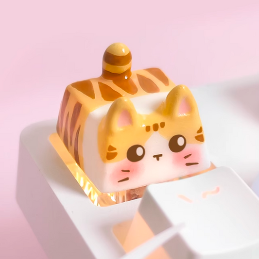 Orange Cat Artisan Keycap