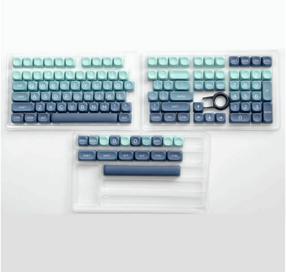 KBCaps Gradient Green Dye-Sub PBT Keycaps | 126 keys | MOA Profile | ANSI | Keycaps only