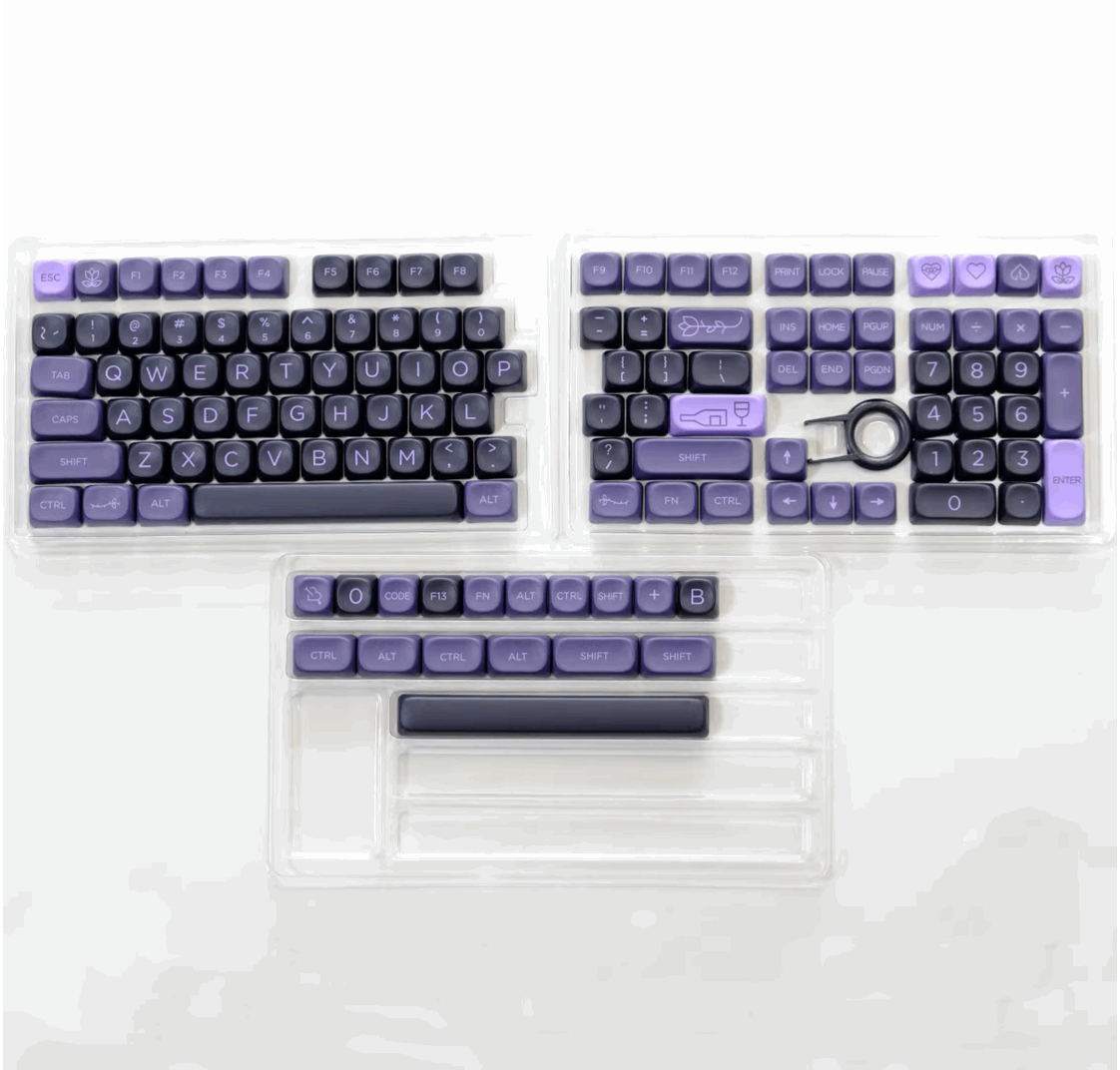 KBCaps First Love Dye-Sub PBT Keycaps | 126 keys | MOA Profile | ANSI | Keycaps only