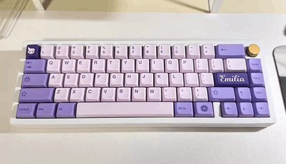 Emilia the Witch Dye-Sub PBT Keycaps | 141 keys | MDA Profile | JP EN | ANSI | Keycaps only