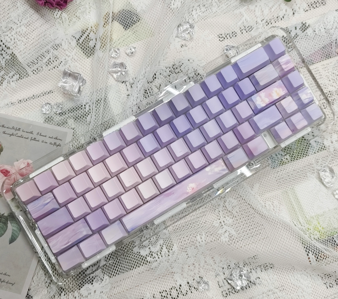 Lotus Side-Engraved Keycap Set