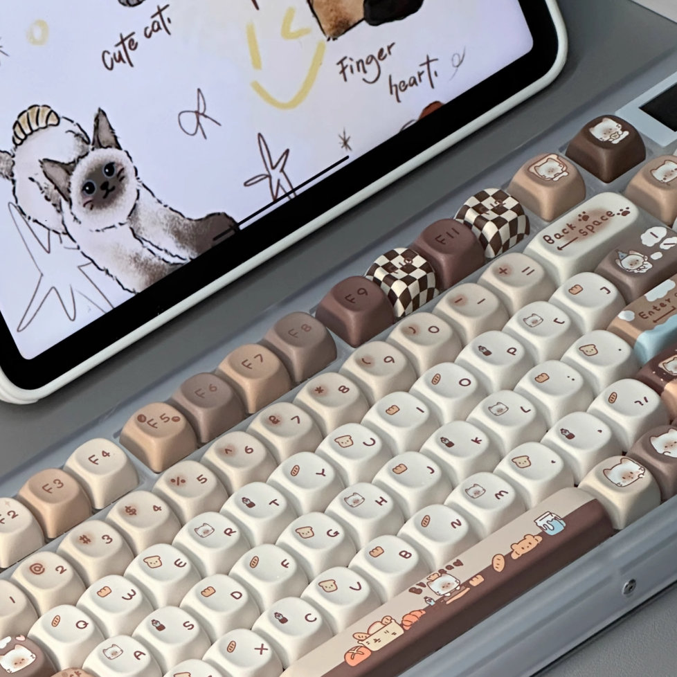 Siamese Kitty Bakery Keycap Set