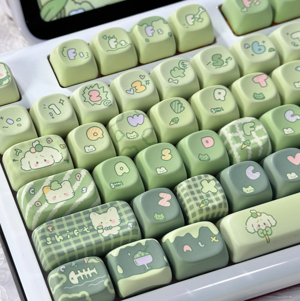 Matcha Delight Keycap Set