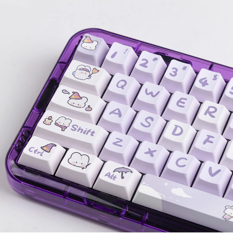 Magical Bunny Keycap Set