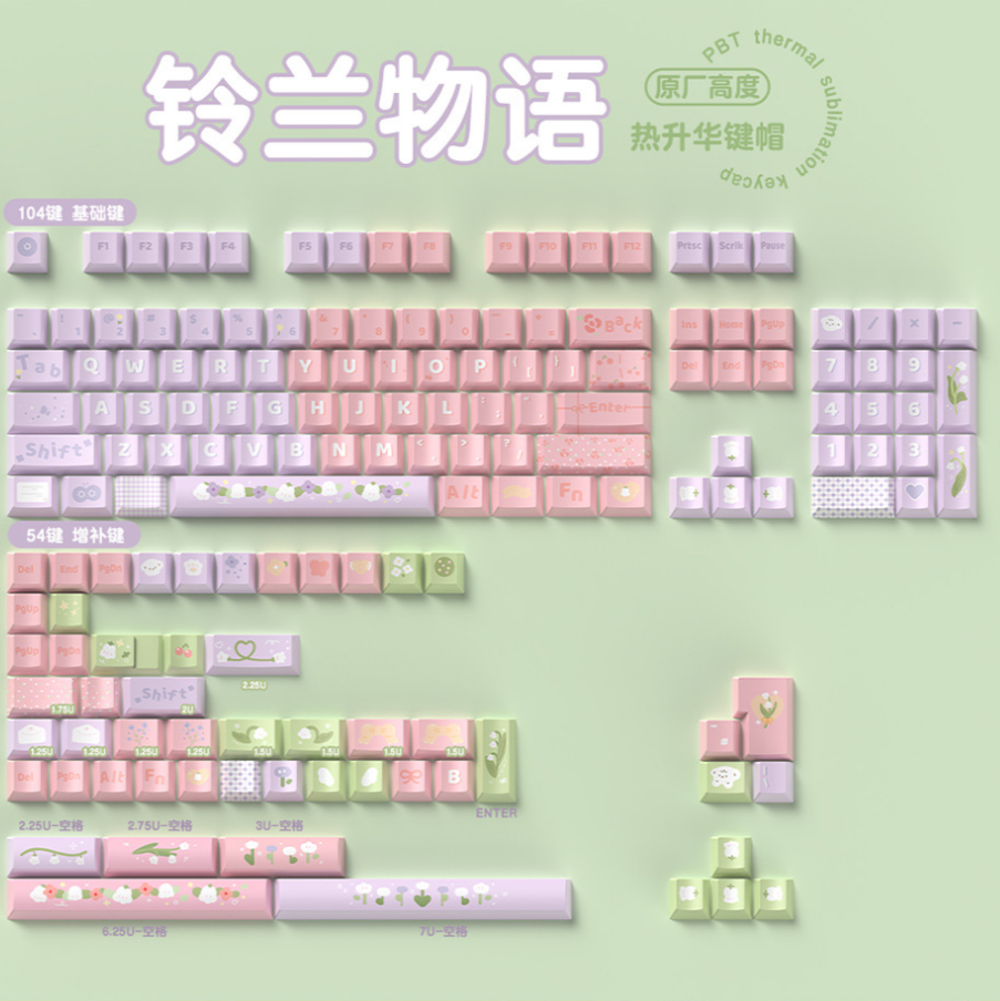 Lily Tale Keycap Set