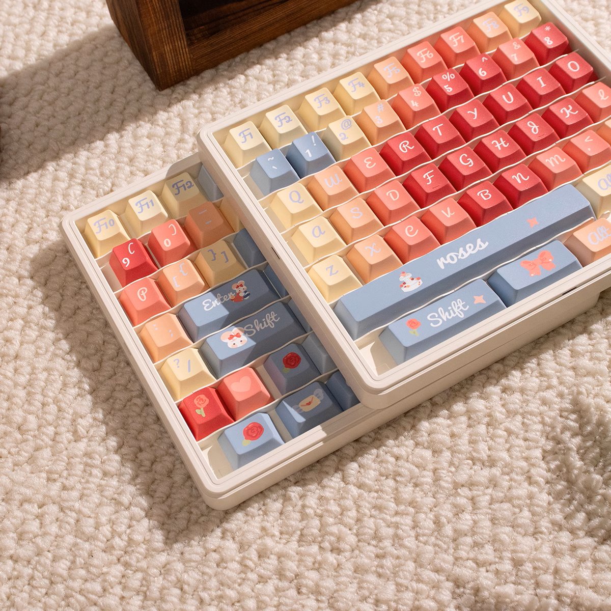 3 - Layer Keycaps Storage Box ABS - Keycaps Storage - TzunaBee