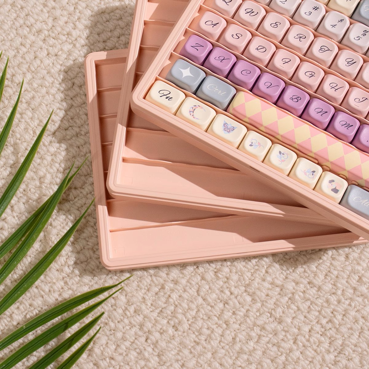 3 - Layer Keycaps Storage Box ABS - Keycaps Storage - TzunaBee