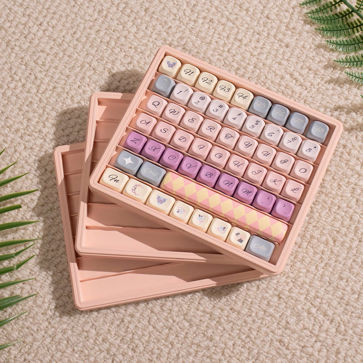 3 - Layer Keycaps Storage Box ABS - Keycaps Storage - TzunaBee