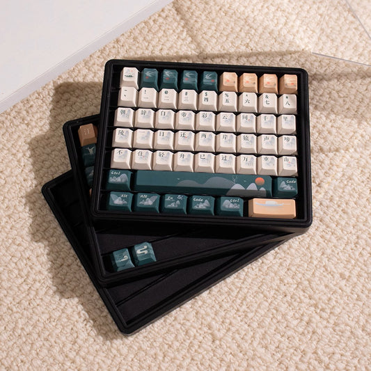 3 - Layer Keycaps Storage Box ABS - Keycaps Storage - TzunaBee