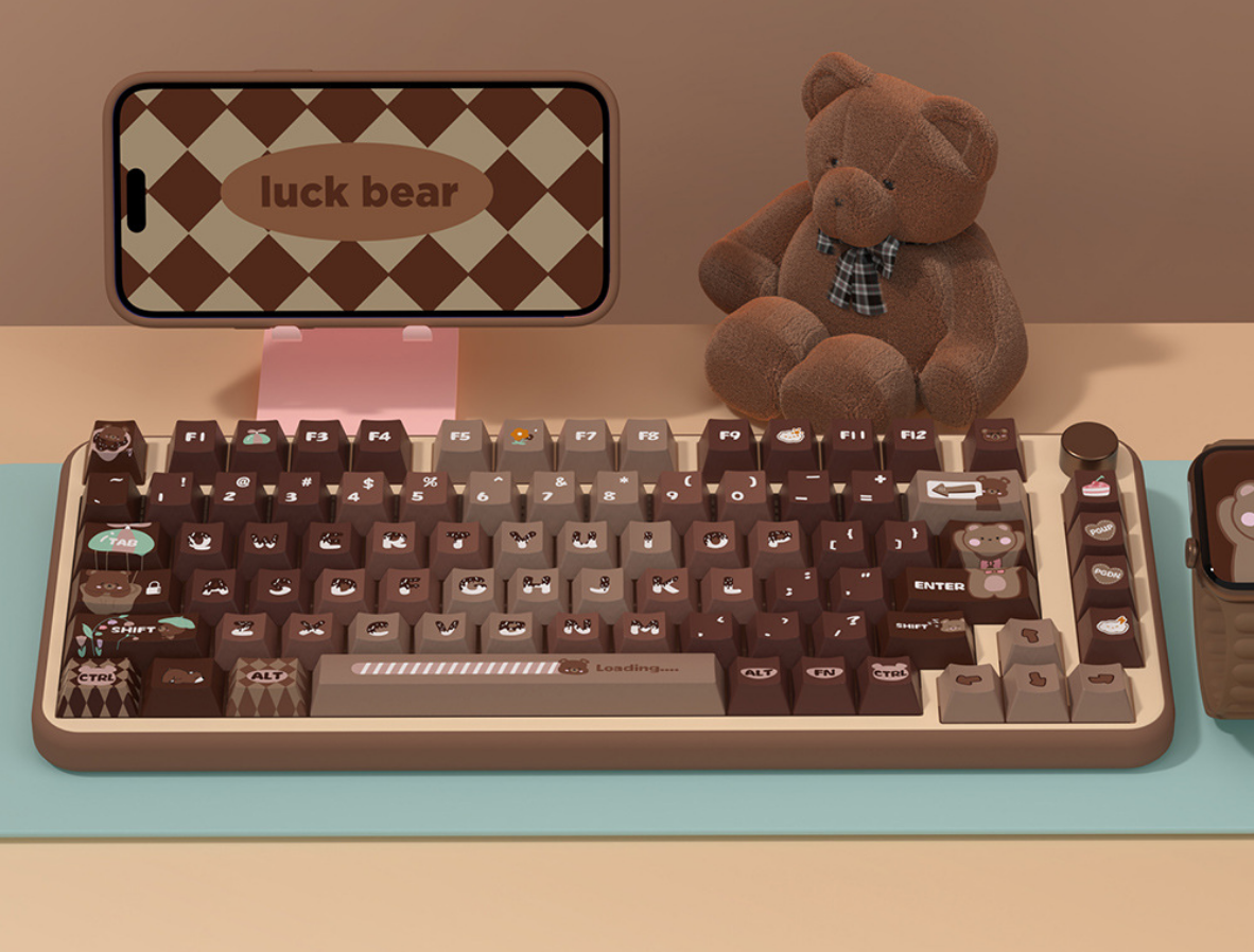 Lucky Bear Keycap Set