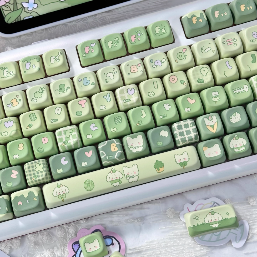 Matcha Delight Keycap Set