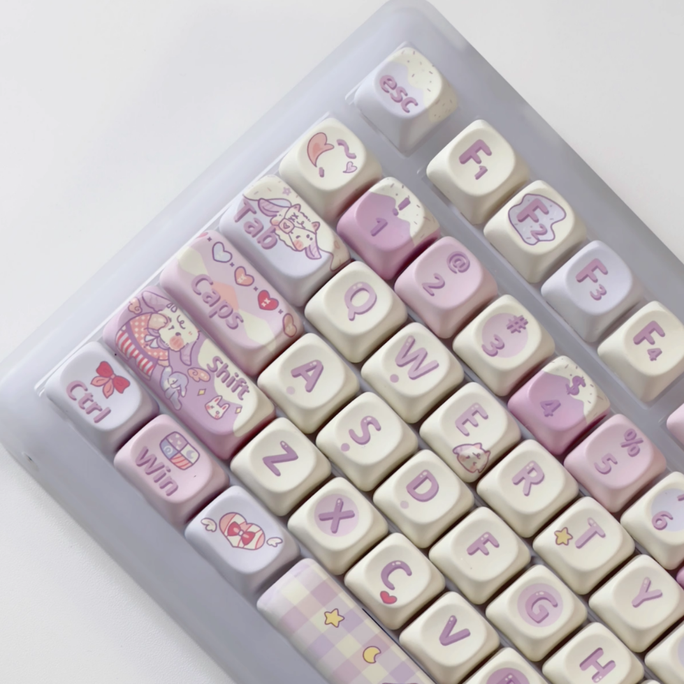 Taro Woolly Keycap Set