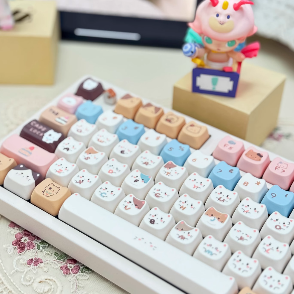 Sea Salt Cat Keycap Set