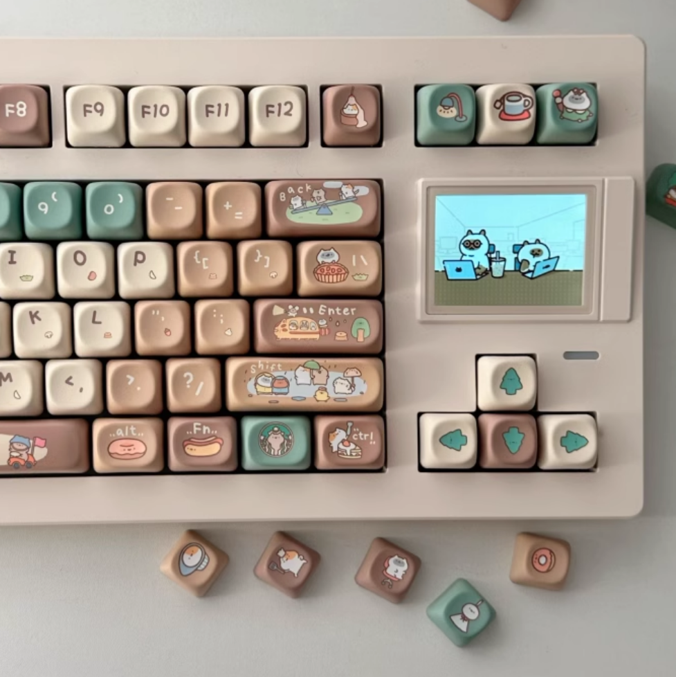 Choco Bean Keycap Set