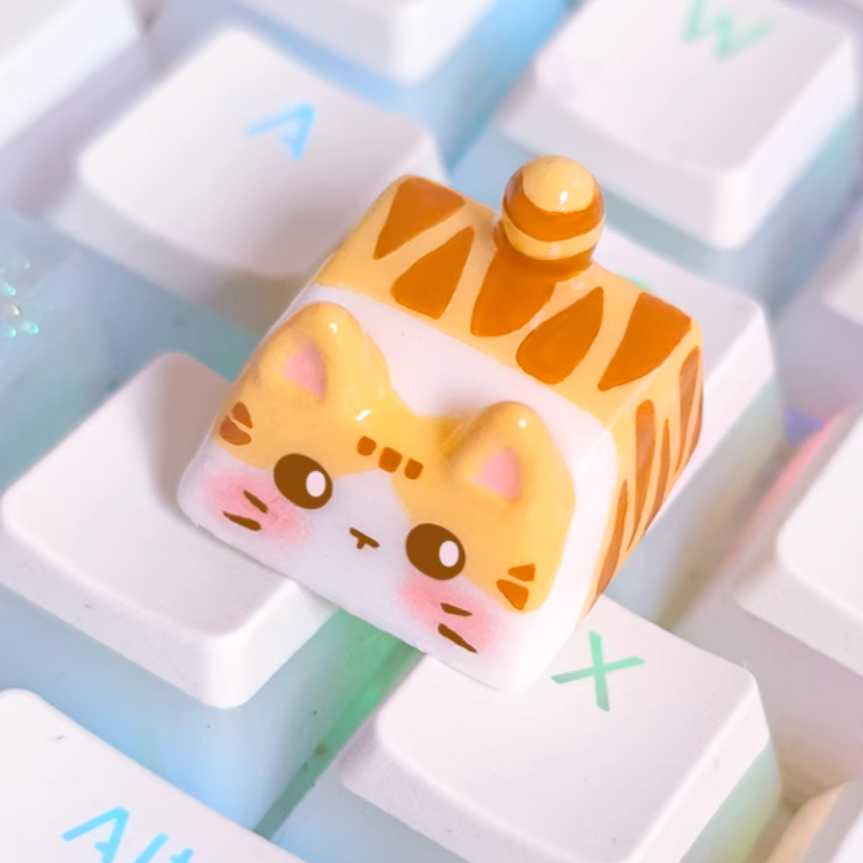 Orange Cat Artisan Keycap