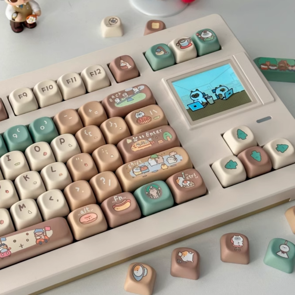 Choco Bean Keycap Set