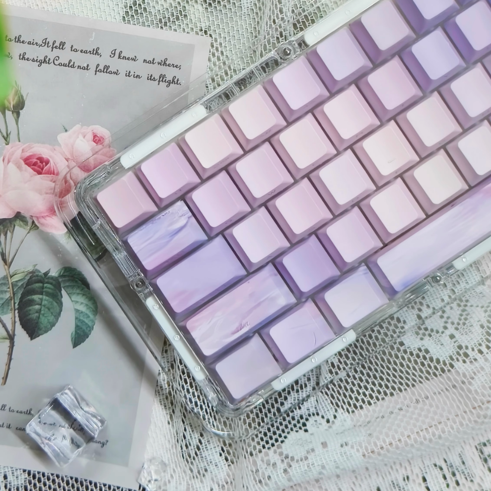 Lotus Side-Engraved Keycap Set