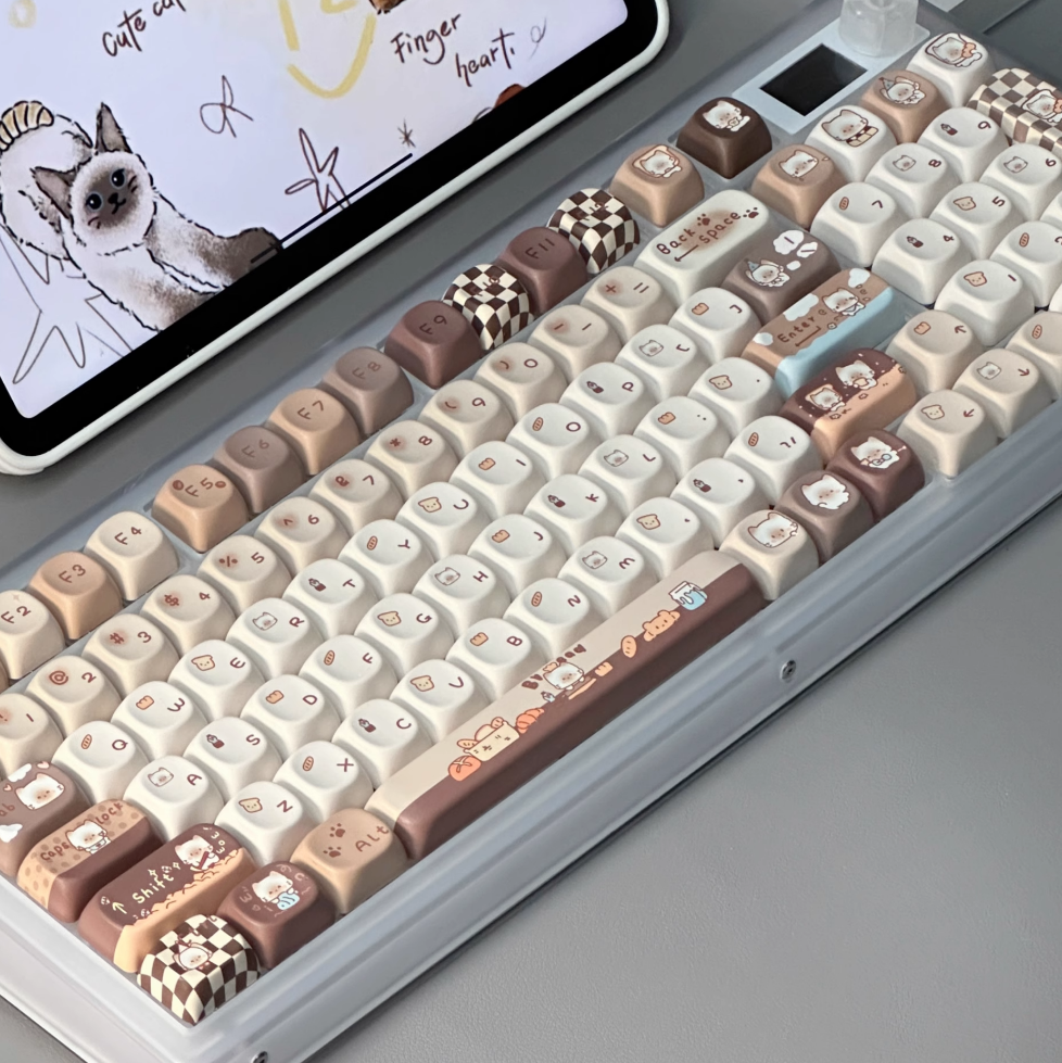 Siamese Kitty Bakery Keycap Set