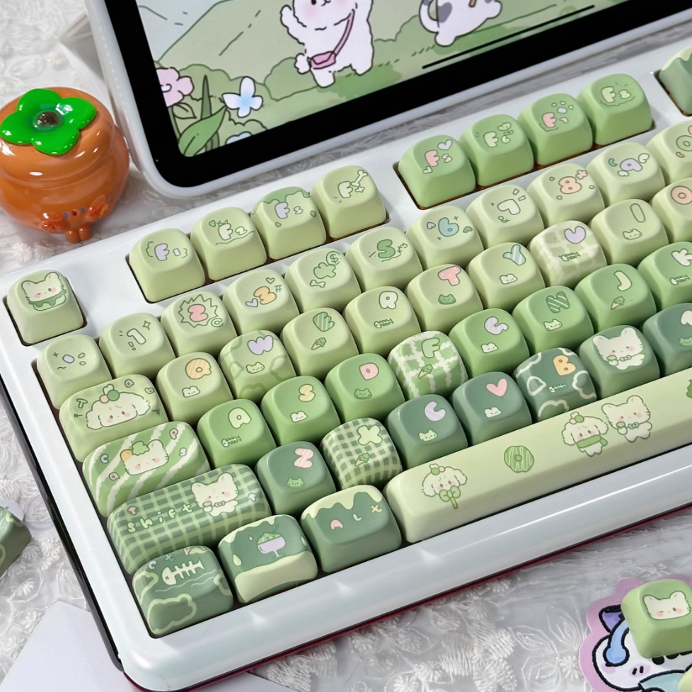 Matcha Delight Keycap Set