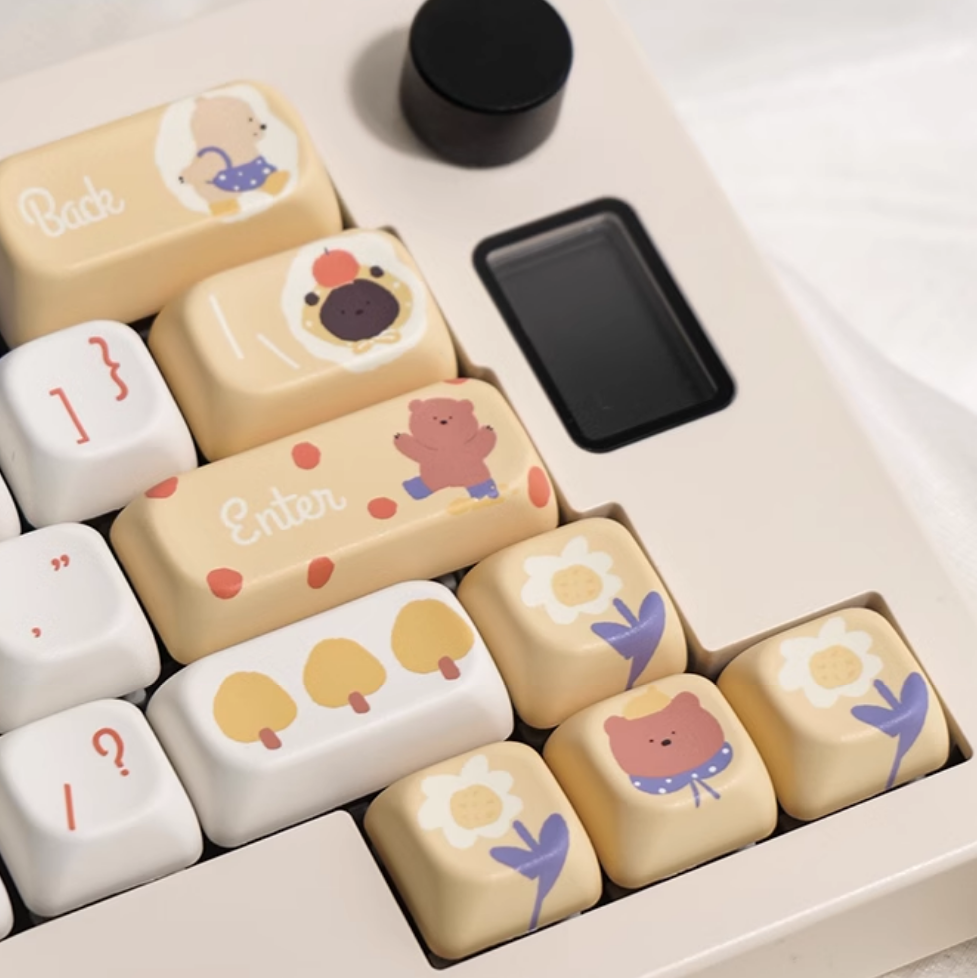 Cookie Bear Keycap Set