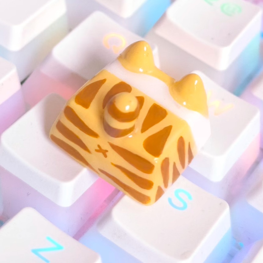 Orange Cat Artisan Keycap