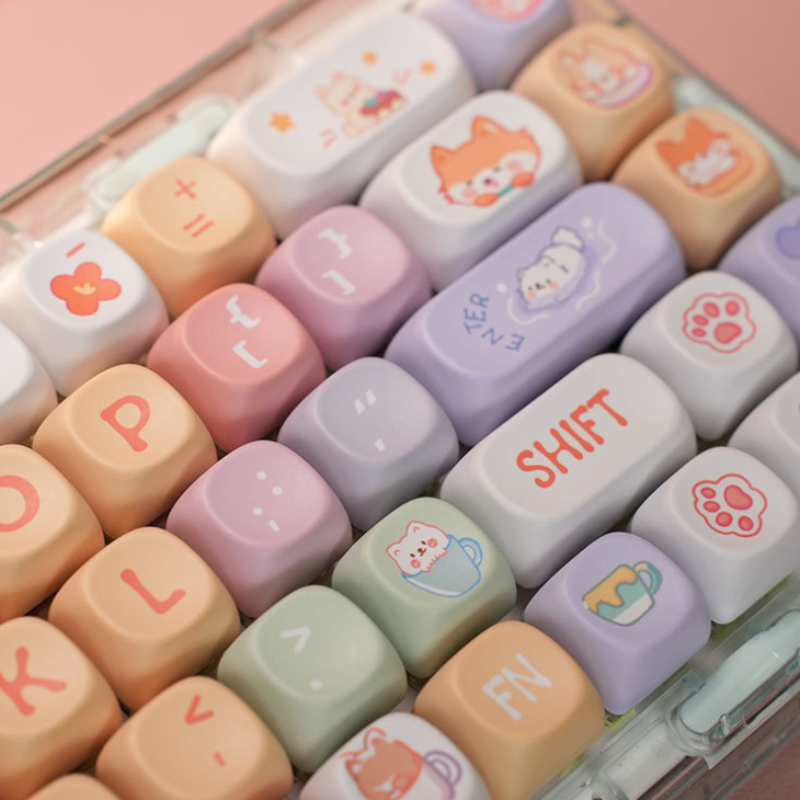 Happy Puppy Keycap Set