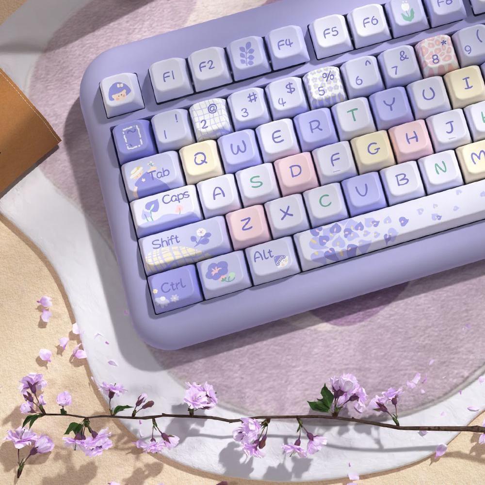 Lilac Grace Keycap Set