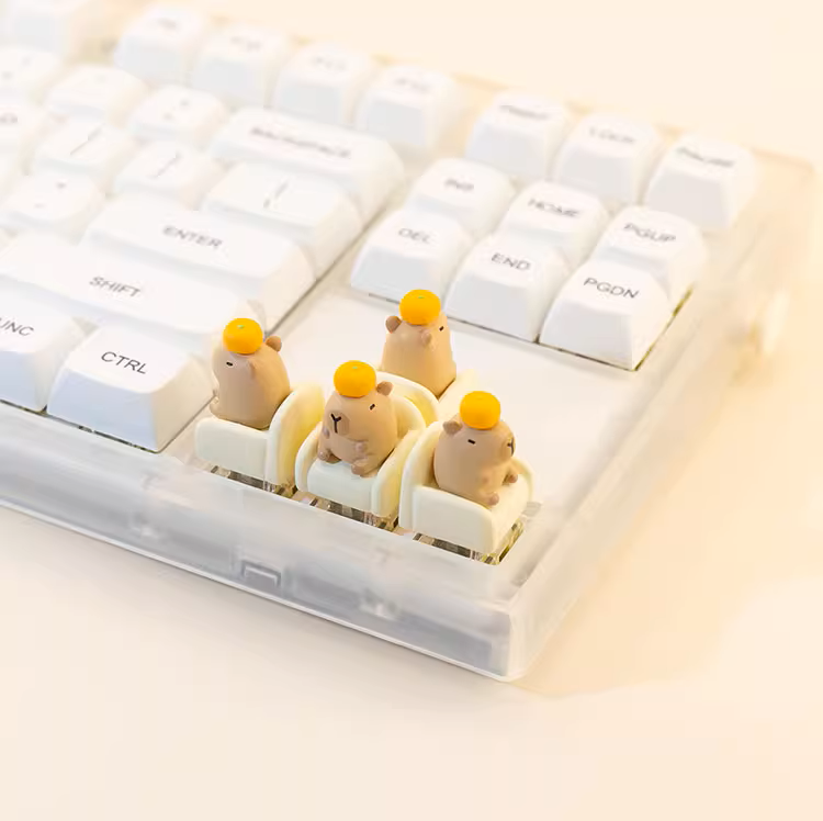 Sitting Capybara Artisan Keycap