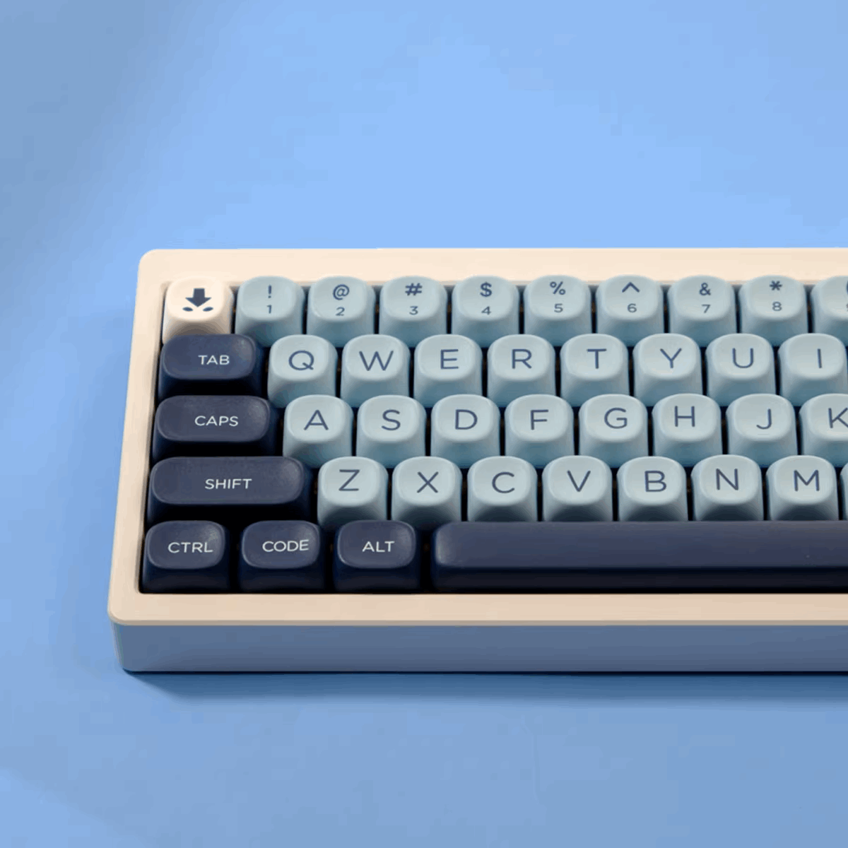 KBCaps Mizu Dye-Sub PBT Keycaps | 126 keys | MOA Profile | ANSI | Keycaps only