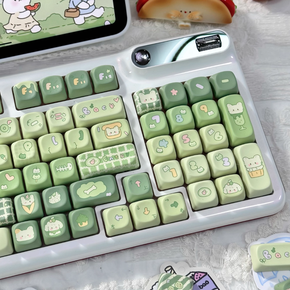 Matcha Delight Keycap Set