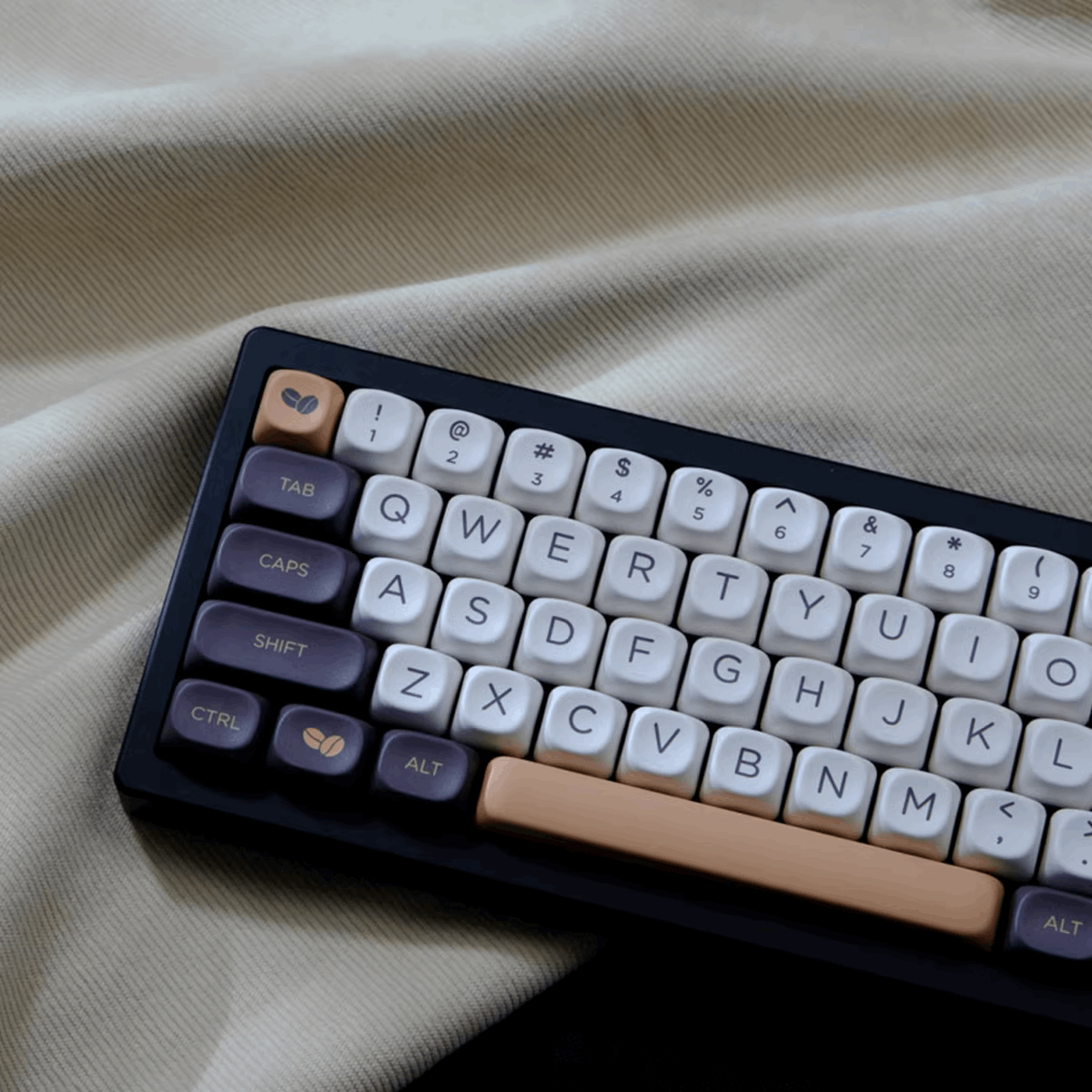 KBCaps Coffee Dye-Sub PBT Keycaps | 126 keys | MOA Profile | ANSI | Keycaps only