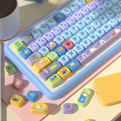 Eggcellent Employee Dye-Sub PBT Keycaps | 145 keys | MCA Profile | ANSI | Keycaps only