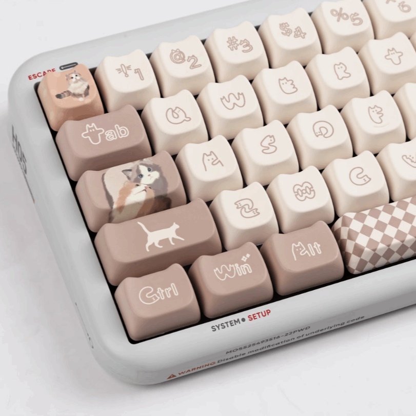 Snuggle Kitties Keycap Set