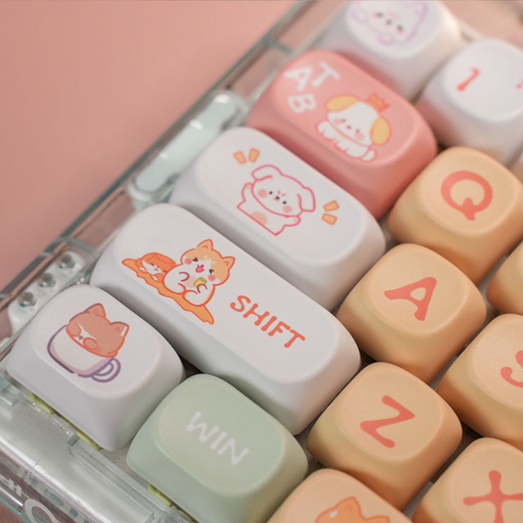 Happy Puppy Keycap Set